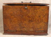 English Burl Walnut Writing Desk