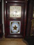 Jerome & Co. Ogee Mahogany Shelf Box Clock