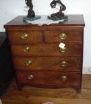 Georgian Diminuative Five Drawer Chest