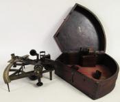 Antique English Brass Sextant