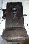 Western Electric Oak Wall Phone