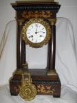 French Empire Pillar Clock.