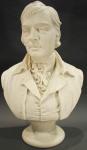 Parian Porcelain Bust of Robert Burns