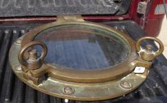 Bronze and Glass Ship's Porthole